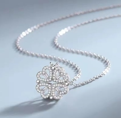 Flower Hearts Necklace