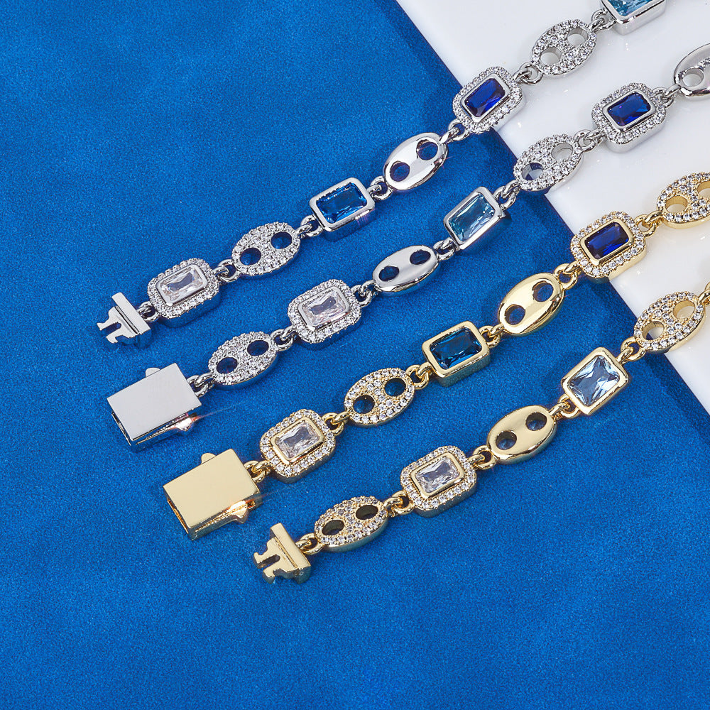 Fastener Colored Spring Bracelet