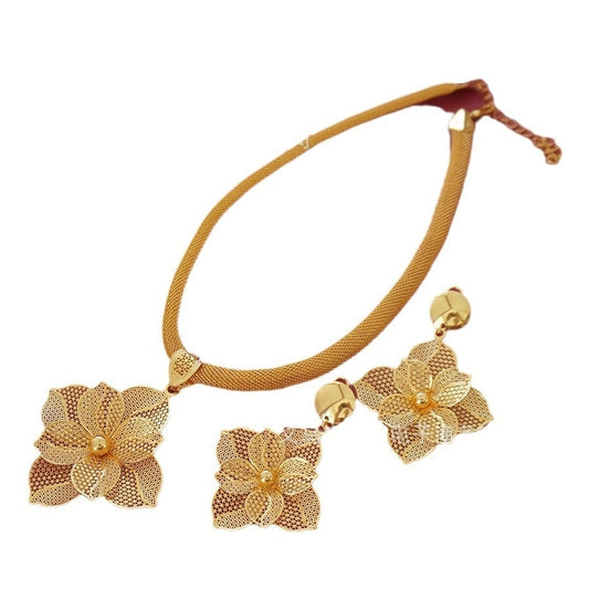 Pendant Necklace And Earrings Jewelry