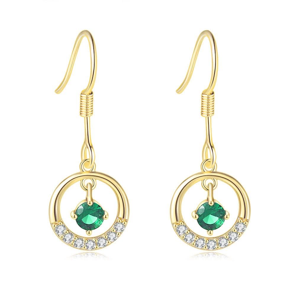 Aurora Émeraude Halo Necklace - STRAVAÉ