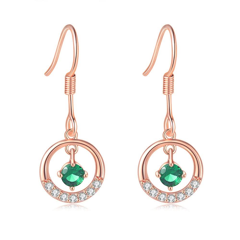 Aurora Émeraude Halo Necklace - STRAVAÉ