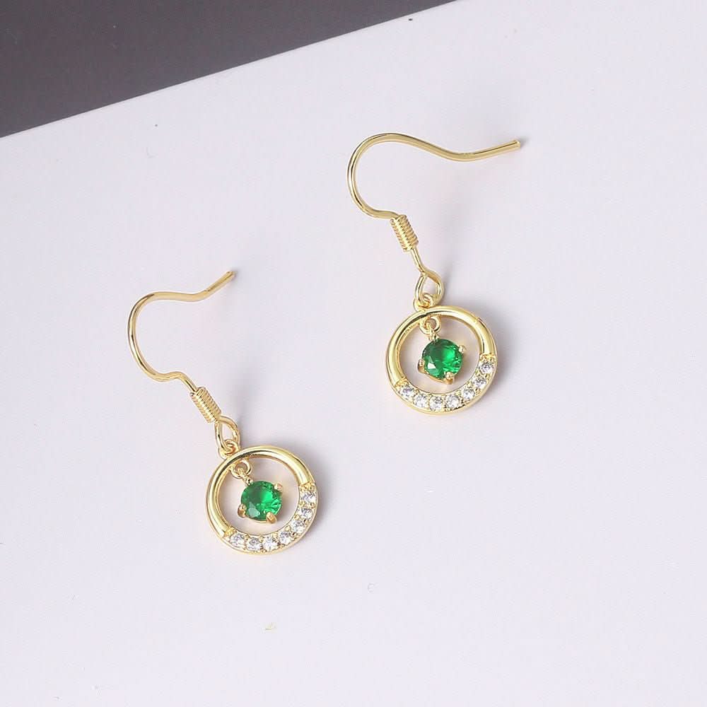 Aurora Émeraude Halo Necklace - STRAVAÉ