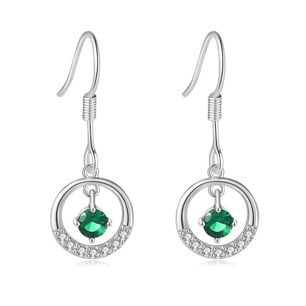 Aurora Émeraude Halo Necklace - STRAVAÉ