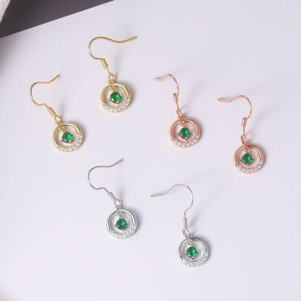 Aurora Émeraude Halo Necklace - STRAVAÉ