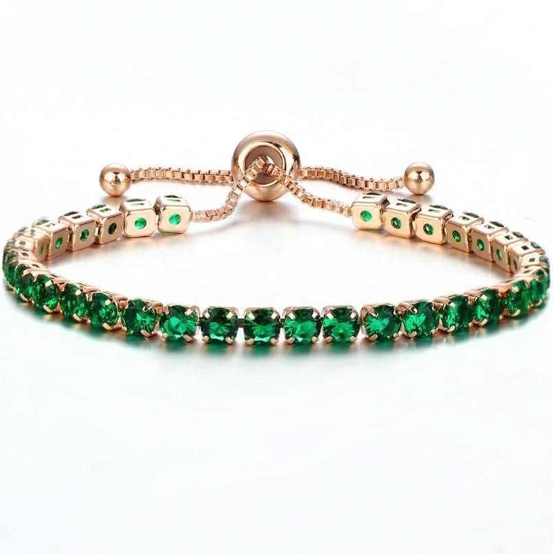 đ exclusive inlaid crystal diamond bracelet (100% off)