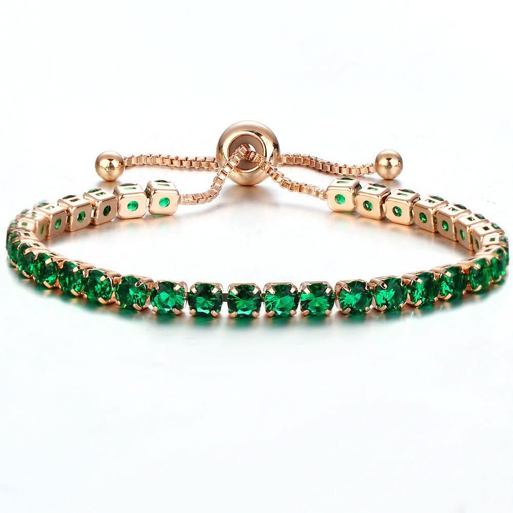 đ exclusive inlaid crystal diamond bracelet (100% off)