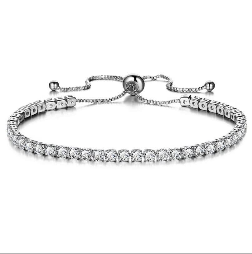 đ exclusive inlaid crystal diamond bracelet (100% off)