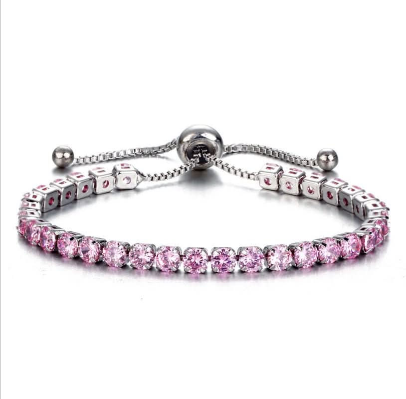 đ exclusive inlaid crystal diamond bracelet (100% off)