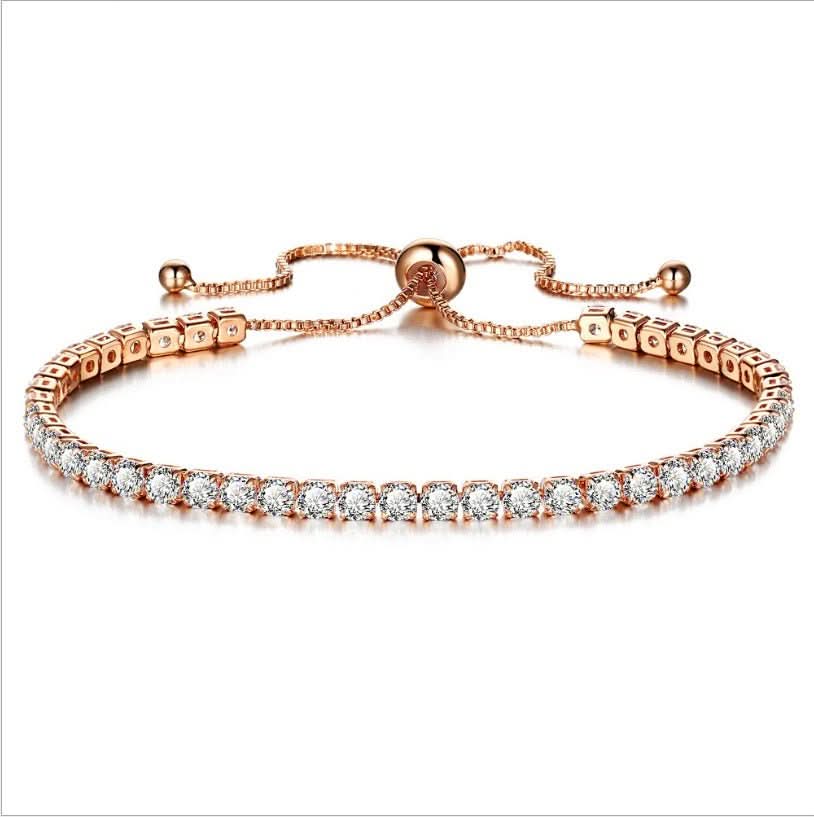 đ exclusive inlaid crystal diamond bracelet (100% off)