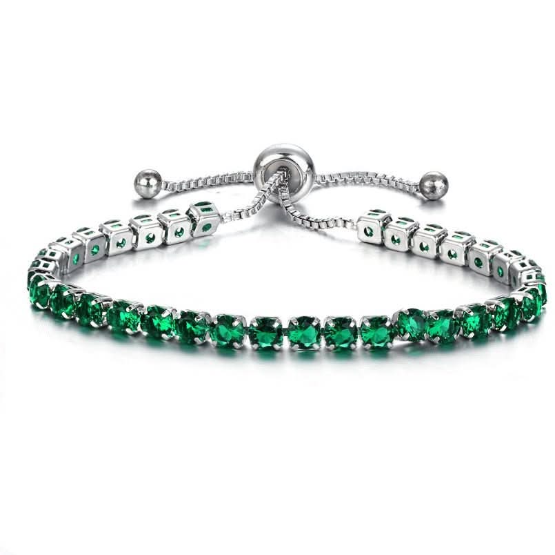 đ exclusive inlaid crystal diamond bracelet (100% off)