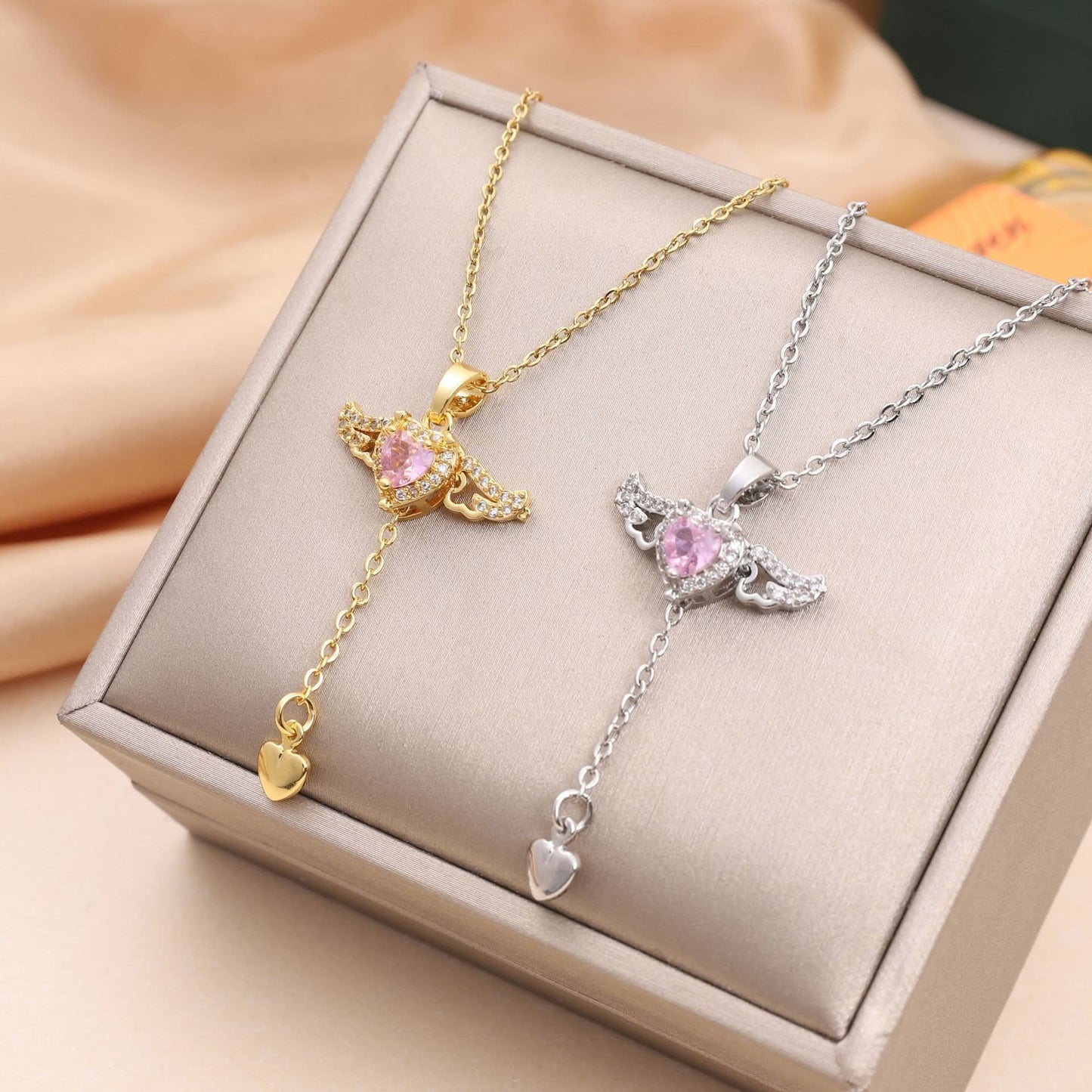 Cupid’s Wings™ Healing Heart Necklace - STRAVAÉ
