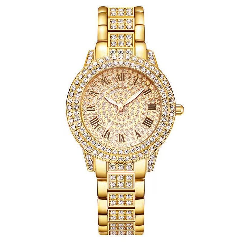 Diamond Fashion Roman Quartz Watch Five - piece Set - STRAVAE