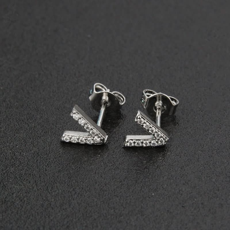 đ Diamond Lettered Earrings (100% off)
