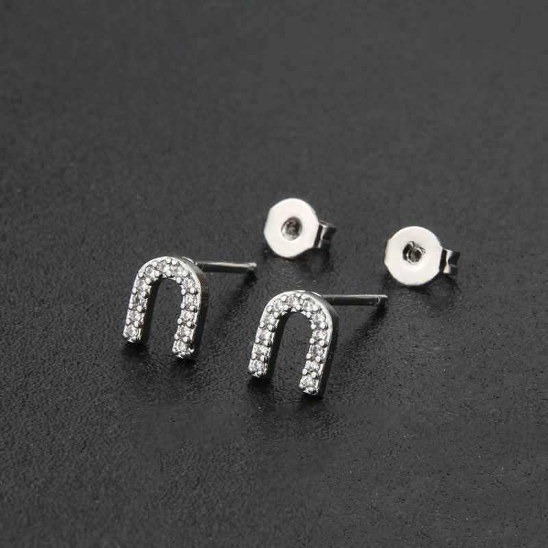 đ Diamond Lettered Earrings (100% off)