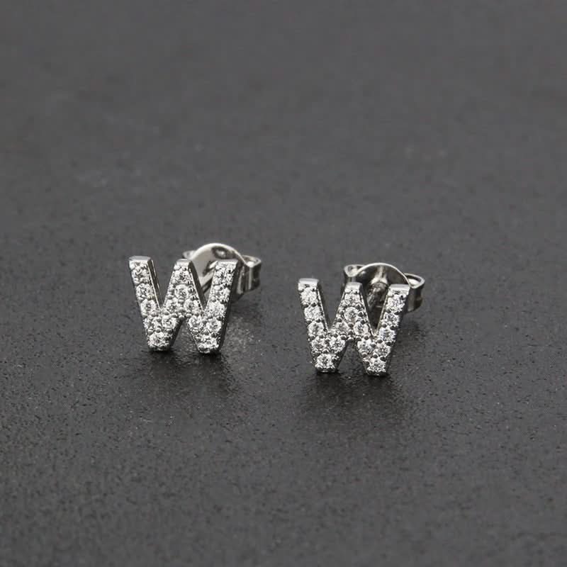đ Diamond Lettered Earrings (100% off)