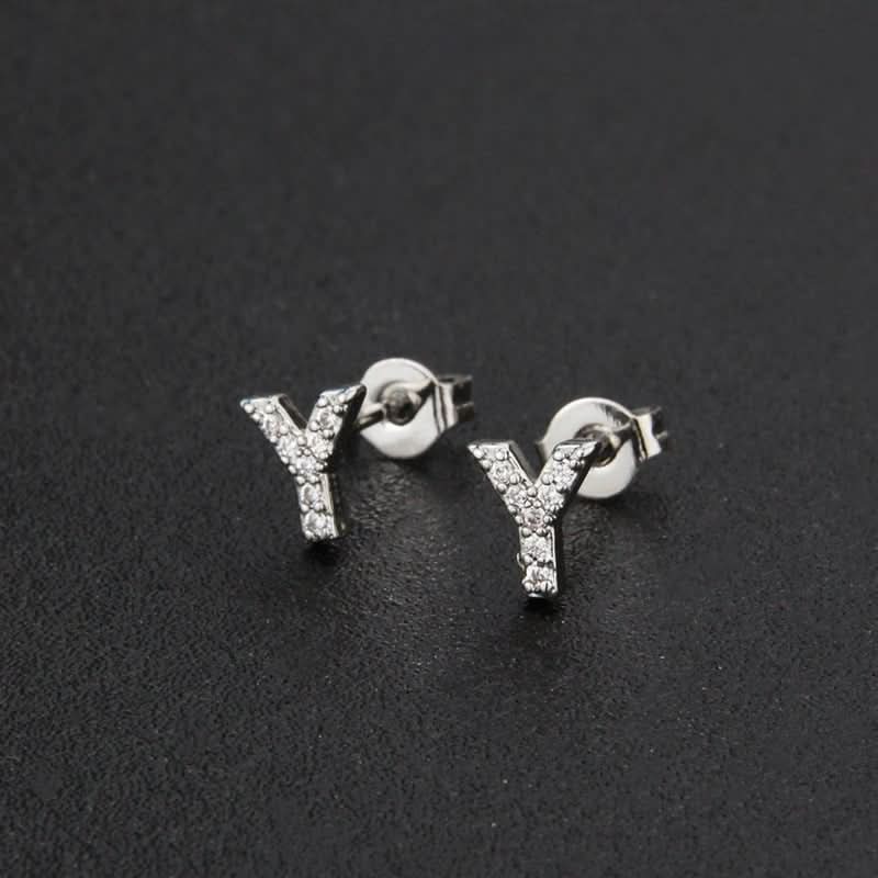 đ Diamond Lettered Earrings (100% off)