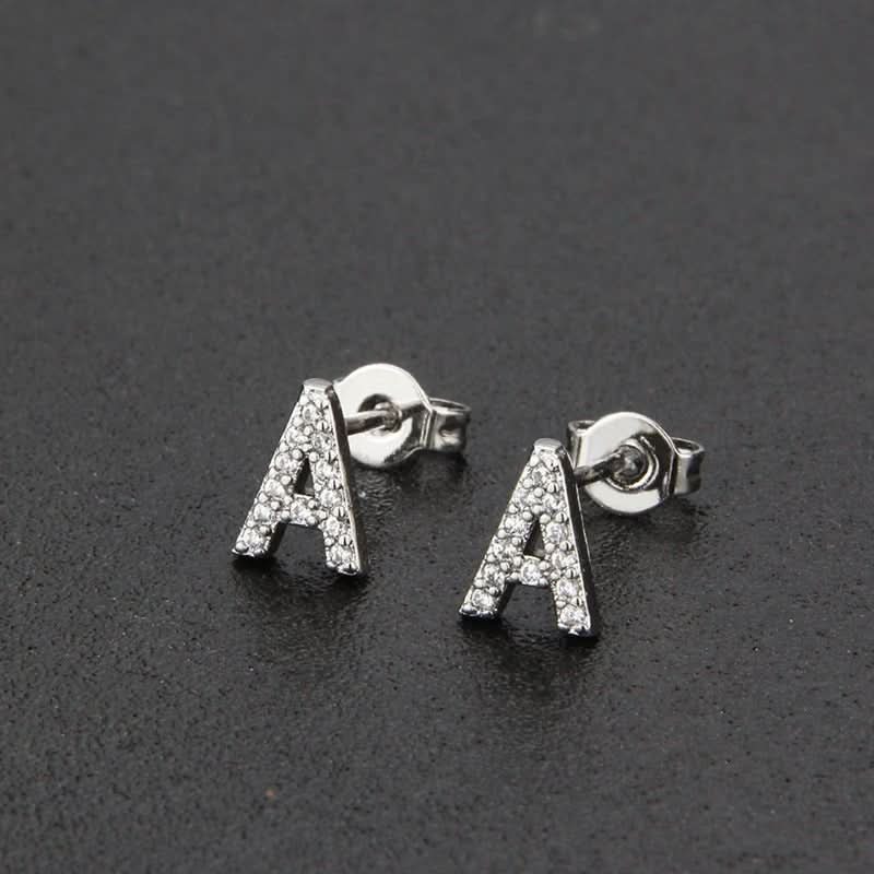 đ Diamond Lettered Earrings (100% off)