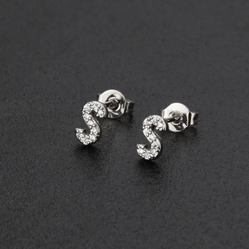 đ Diamond Lettered Earrings (100% off)