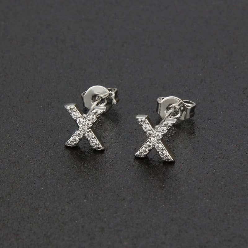 đ Diamond Lettered Earrings (100% off)