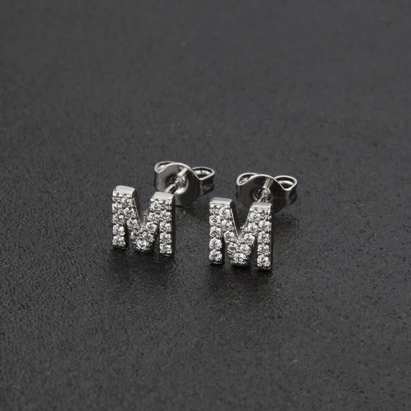 đ Diamond Lettered Earrings (100% off)