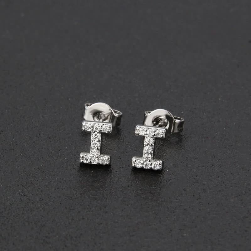 đ Diamond Lettered Earrings (100% off)