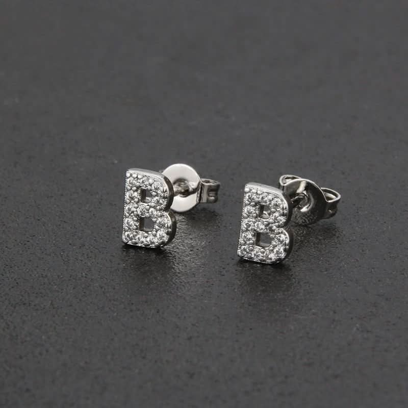 đ Diamond Lettered Earrings (100% off)