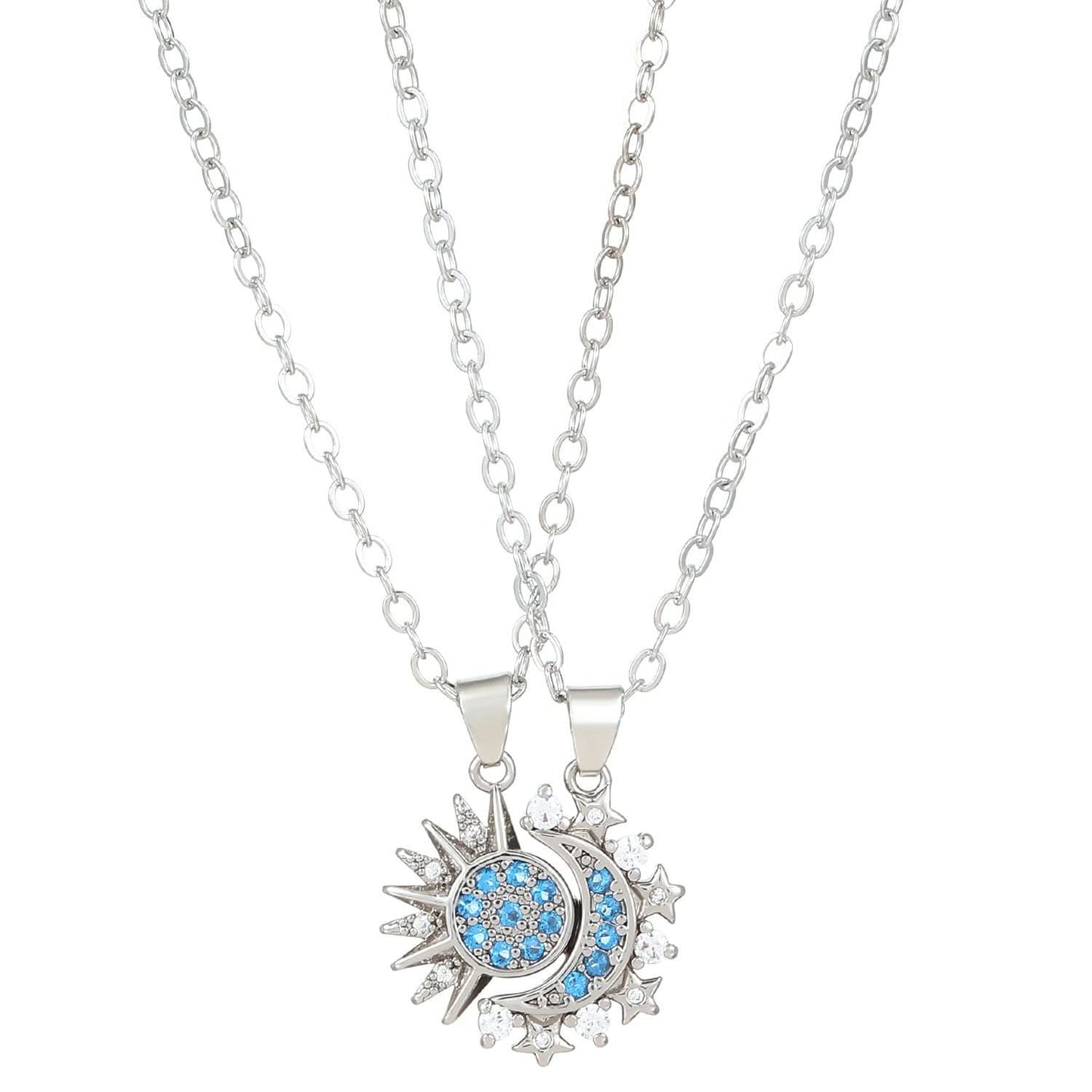 Eclipsa Duet Luxe Charm Necklace - STRAVAÉ