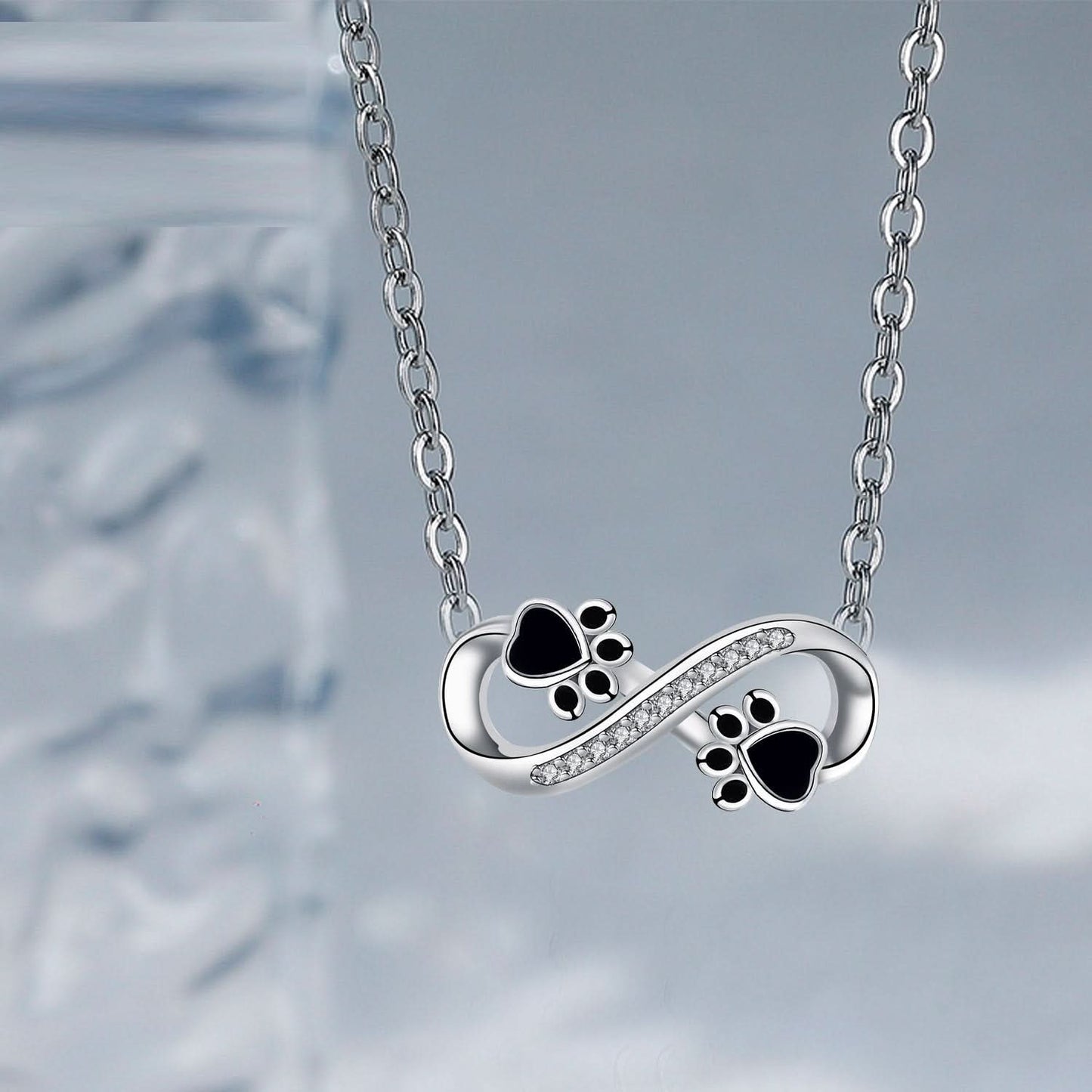 đ Fashion Design pawprints Necklace (100% off)
