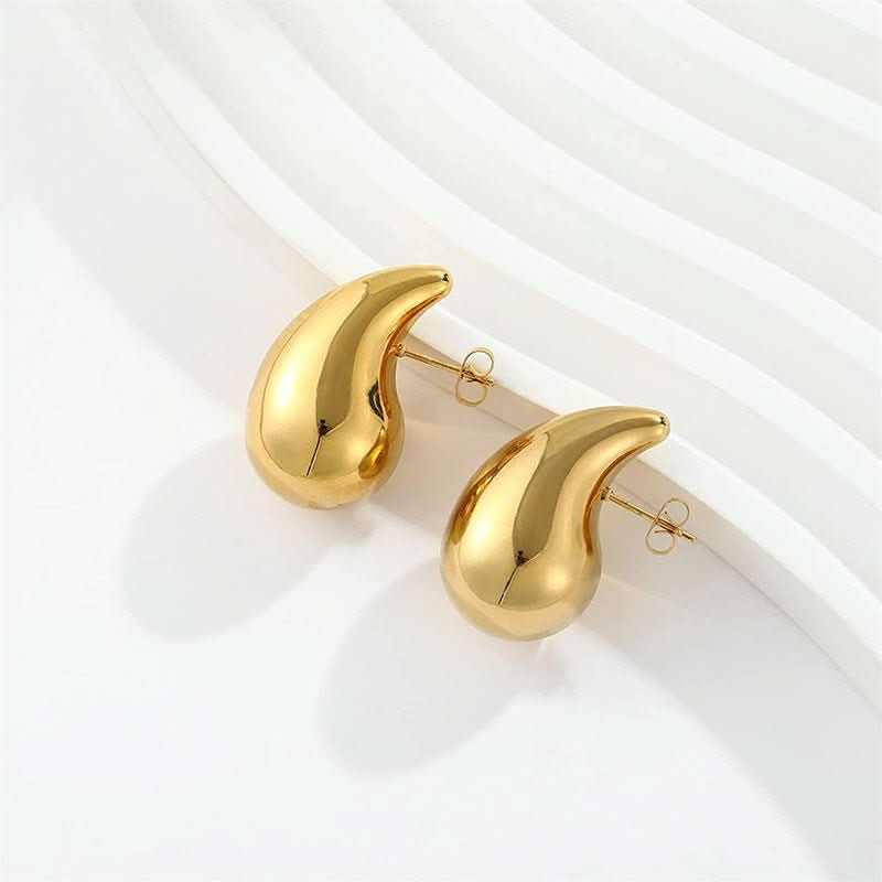 đ Golden Dewdrop Earrings (100% off)