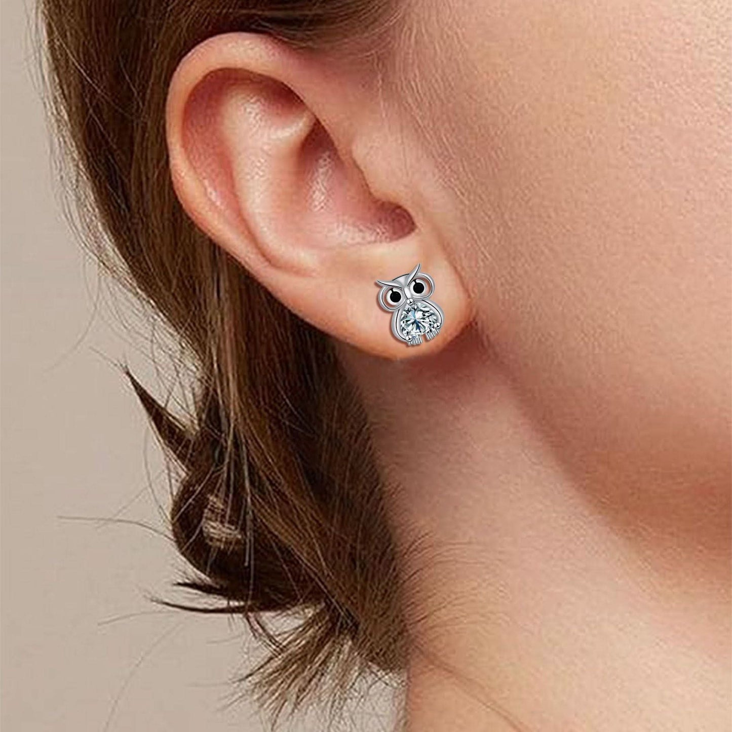 High - grade Owl Stud Earrings - STRAVAÉ