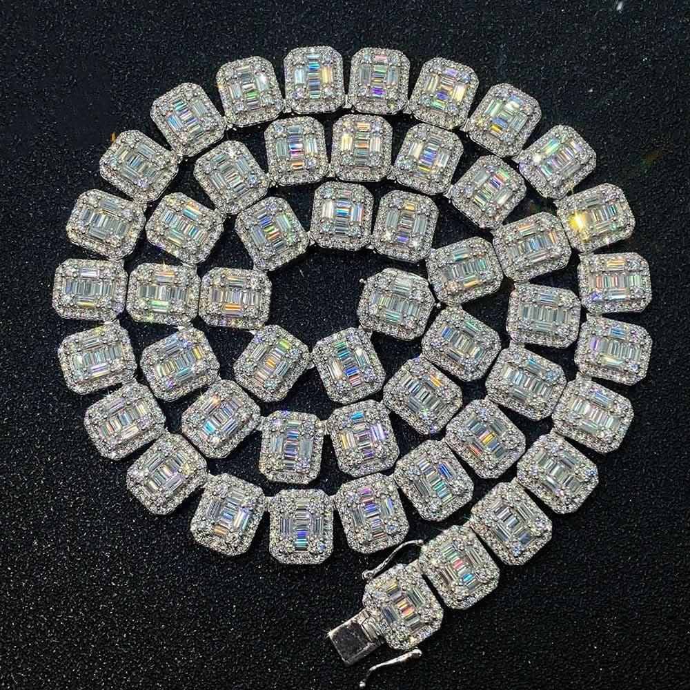 Icebound Moissanite Cuban Link Chain - STRAVAÉ