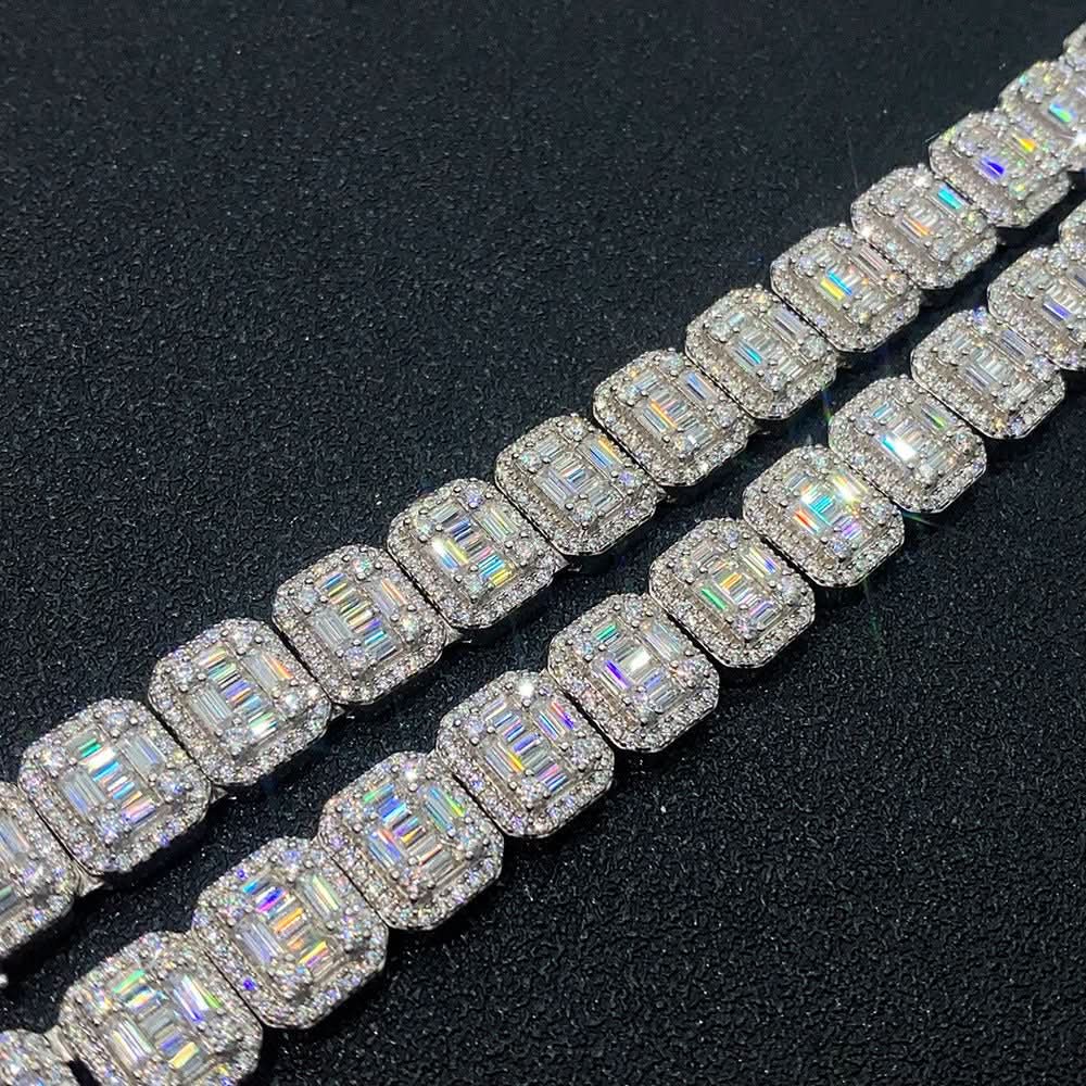 Icebound Moissanite Cuban Link Chain - STRAVAÉ