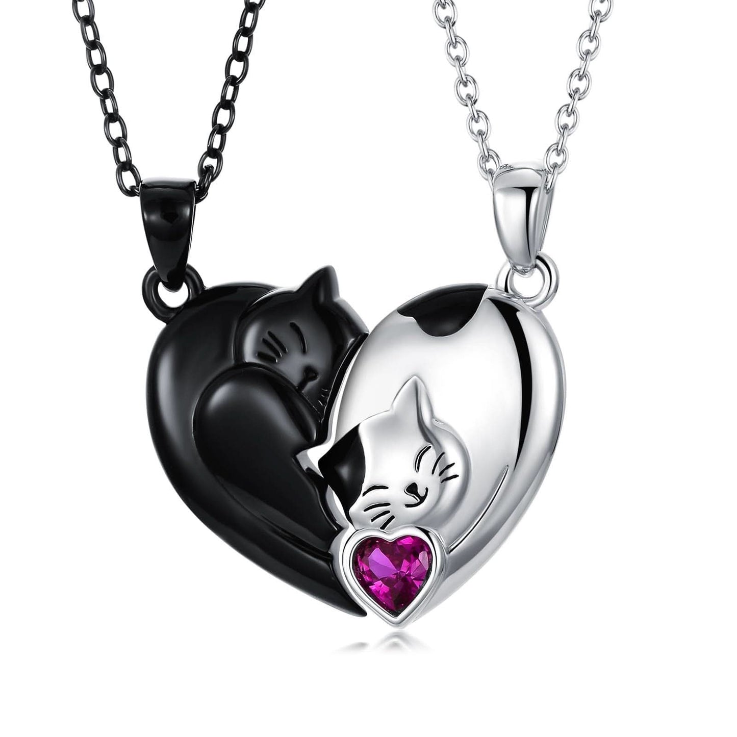 Lover’s Hug Cat Necklace - STRAVAÉ