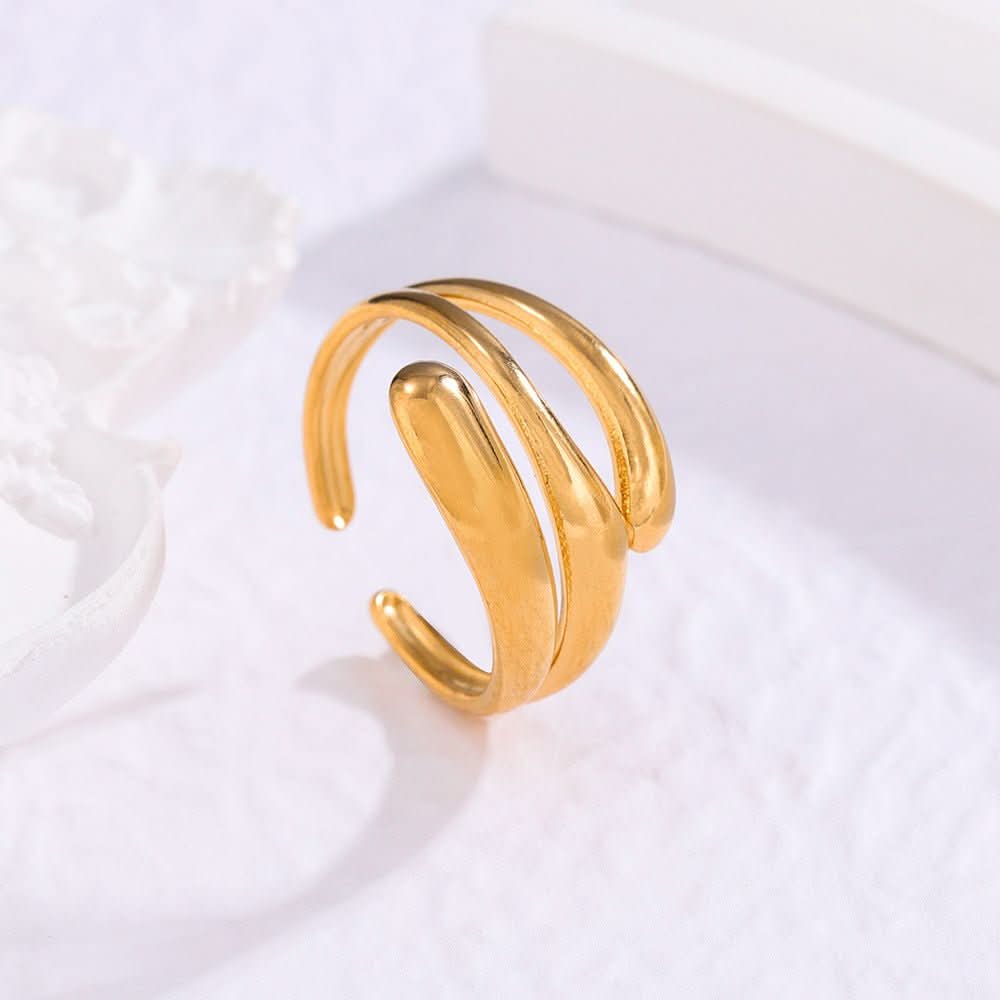 Molten Gold ring - STRAVAÉ