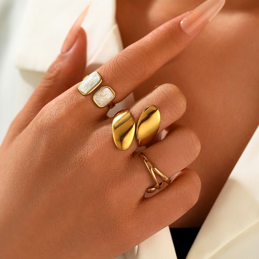Molten Gold ring - STRAVAÉ