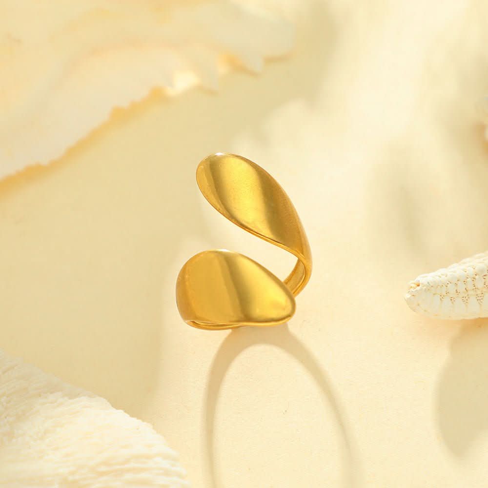 Molten Gold ring - STRAVAÉ