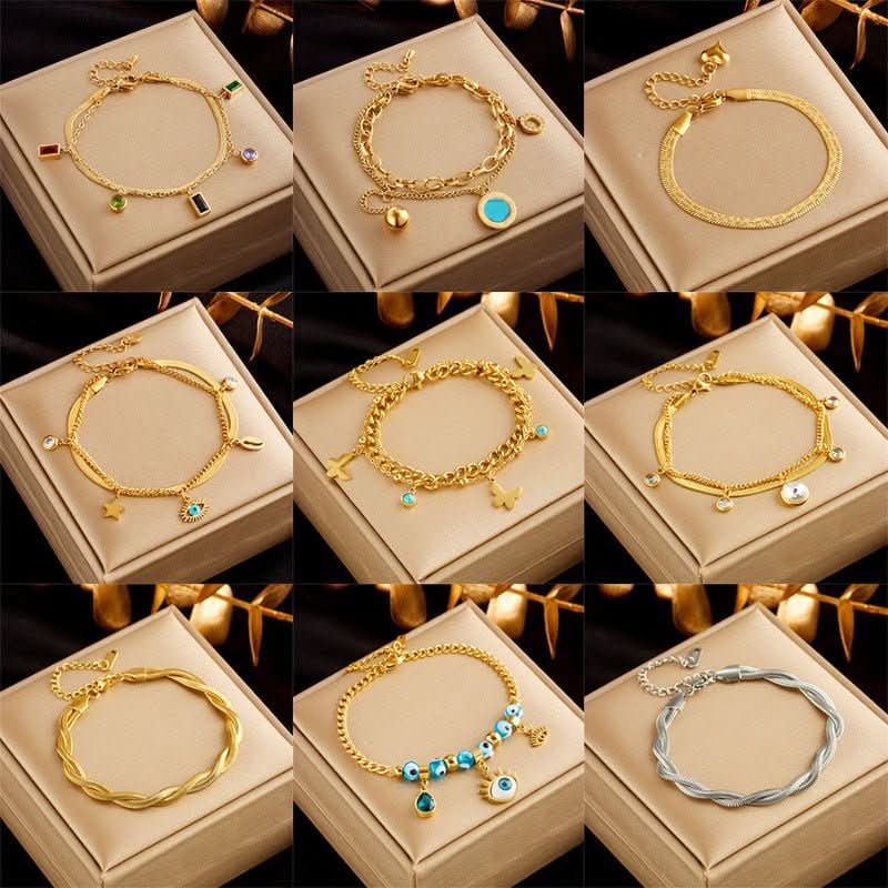 Ornate Luxe Layered Bracel - STRAVAÉ