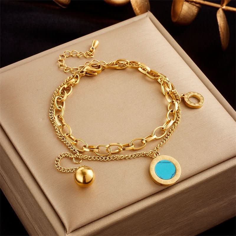 Ornate Luxe Layered Bracel - STRAVAÉ