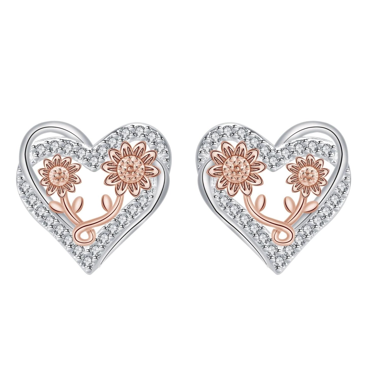 đ Sunflower Inlaid Ear Studs (100% off)
