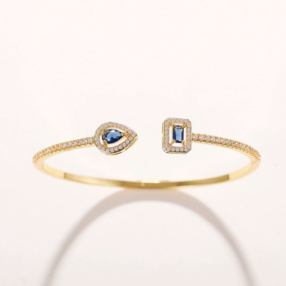 đ Temperament Famous inlaid Zircon Open Adjustable Bracelet (100% off)