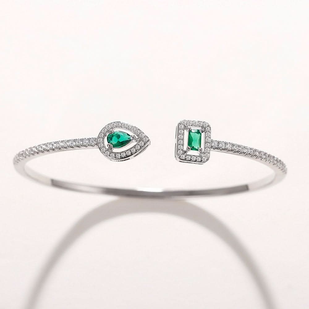 đ Temperament Famous inlaid Zircon Open Adjustable Bracelet (100% off)