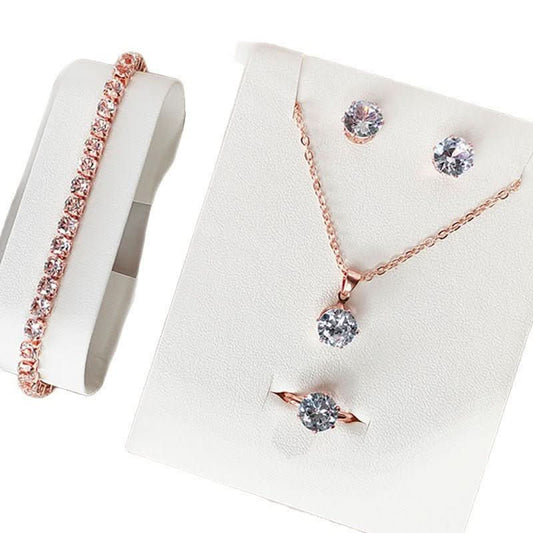 The Elegance Royale – 5 - Piece Watch & Jewelry Set (STRAVAÉ Signature) - STRAVAE