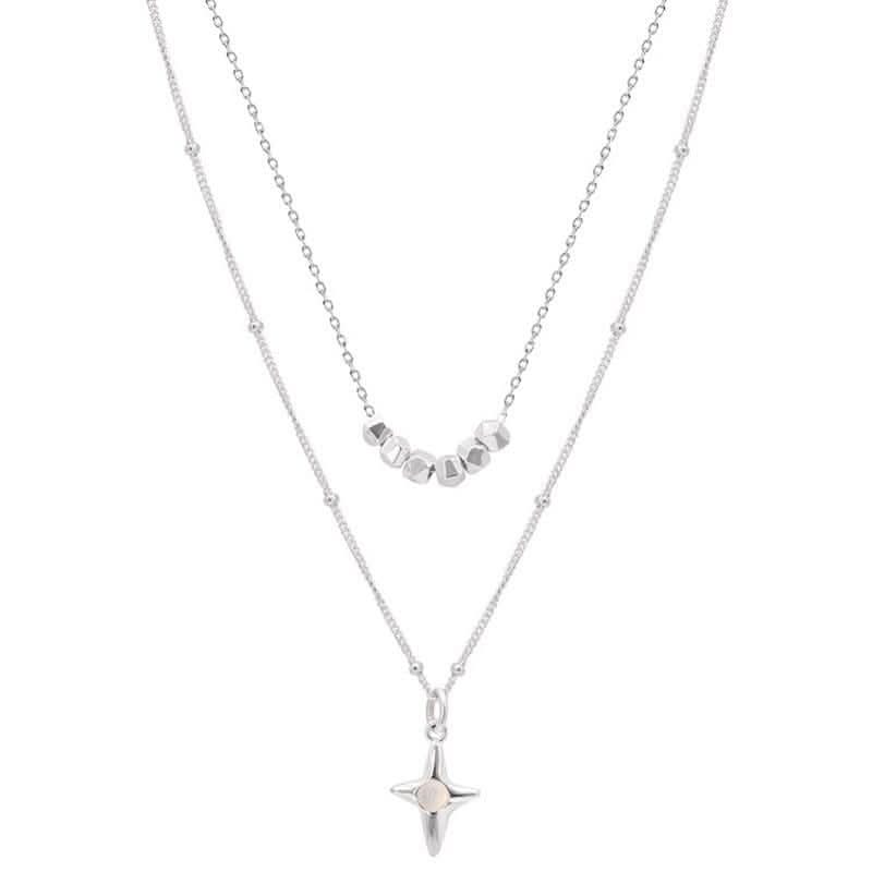 đ Trinity Opal Cross Necklace (100% off)