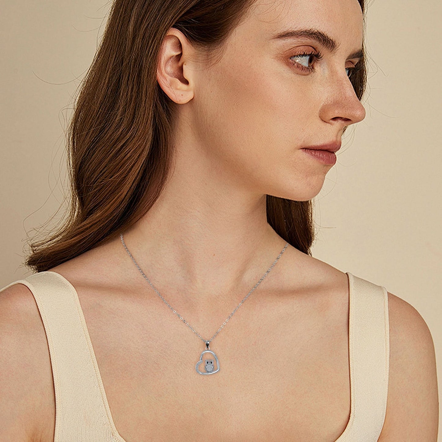 Women's Fashion Owl Pendant Necklace - STRAVAÉ