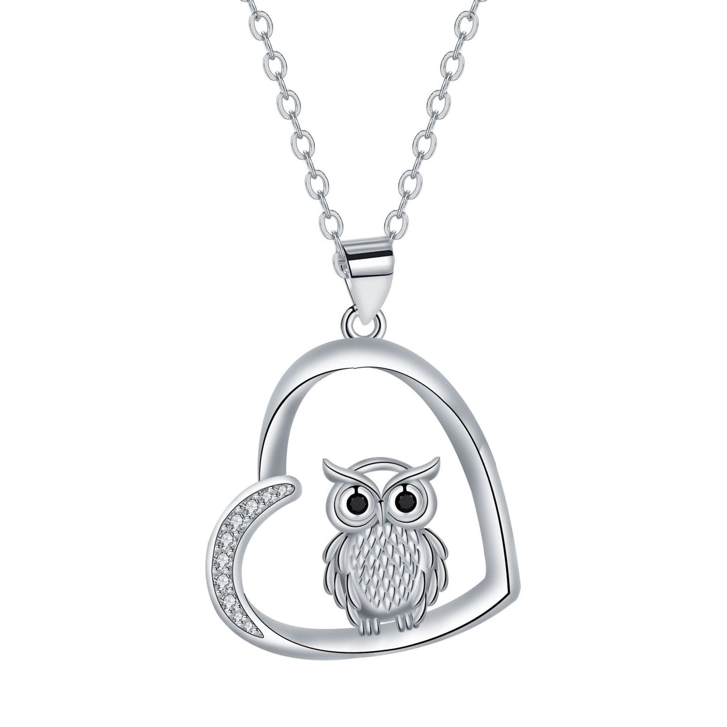 Women's Fashion Owl Pendant Necklace - STRAVAÉ