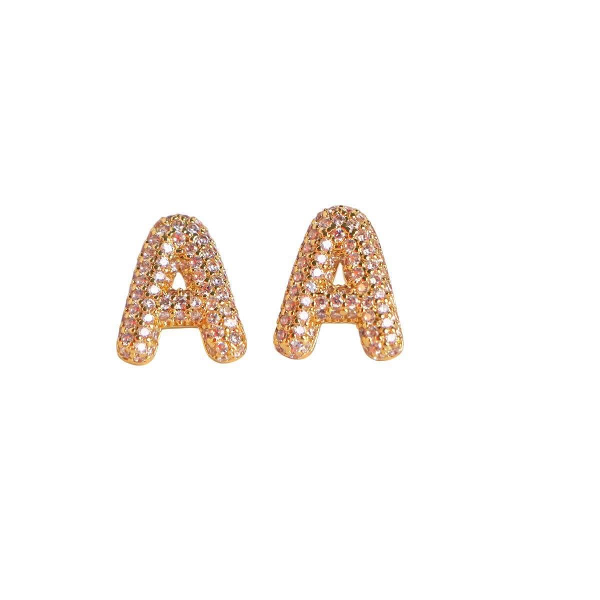 Zircon Initial Studs - STRAVAÉ