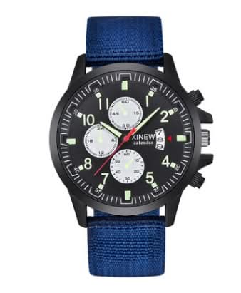 🎁 Mens Brand Watches Fashion Nylon Band Military Sports Watch (100% off)