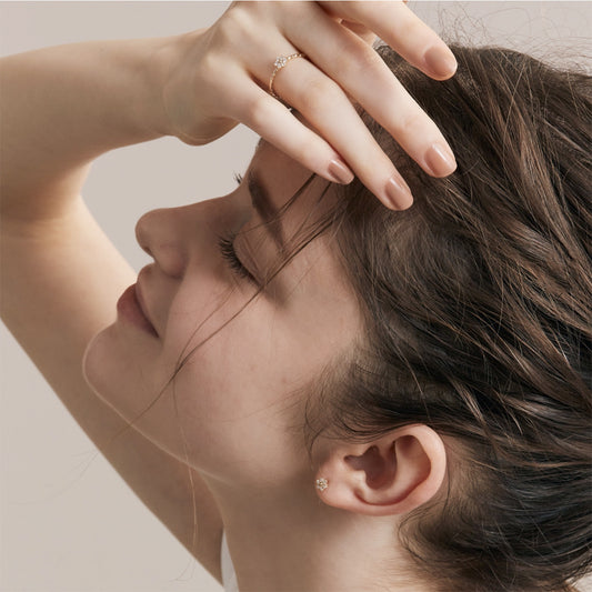 Flower Ring Necklace Set