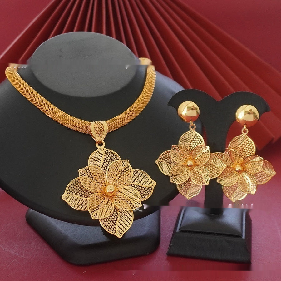 Pendant Necklace And Earrings Jewelry