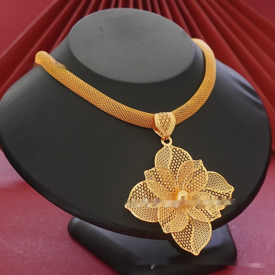 Pendant Necklace And Earrings Jewelry